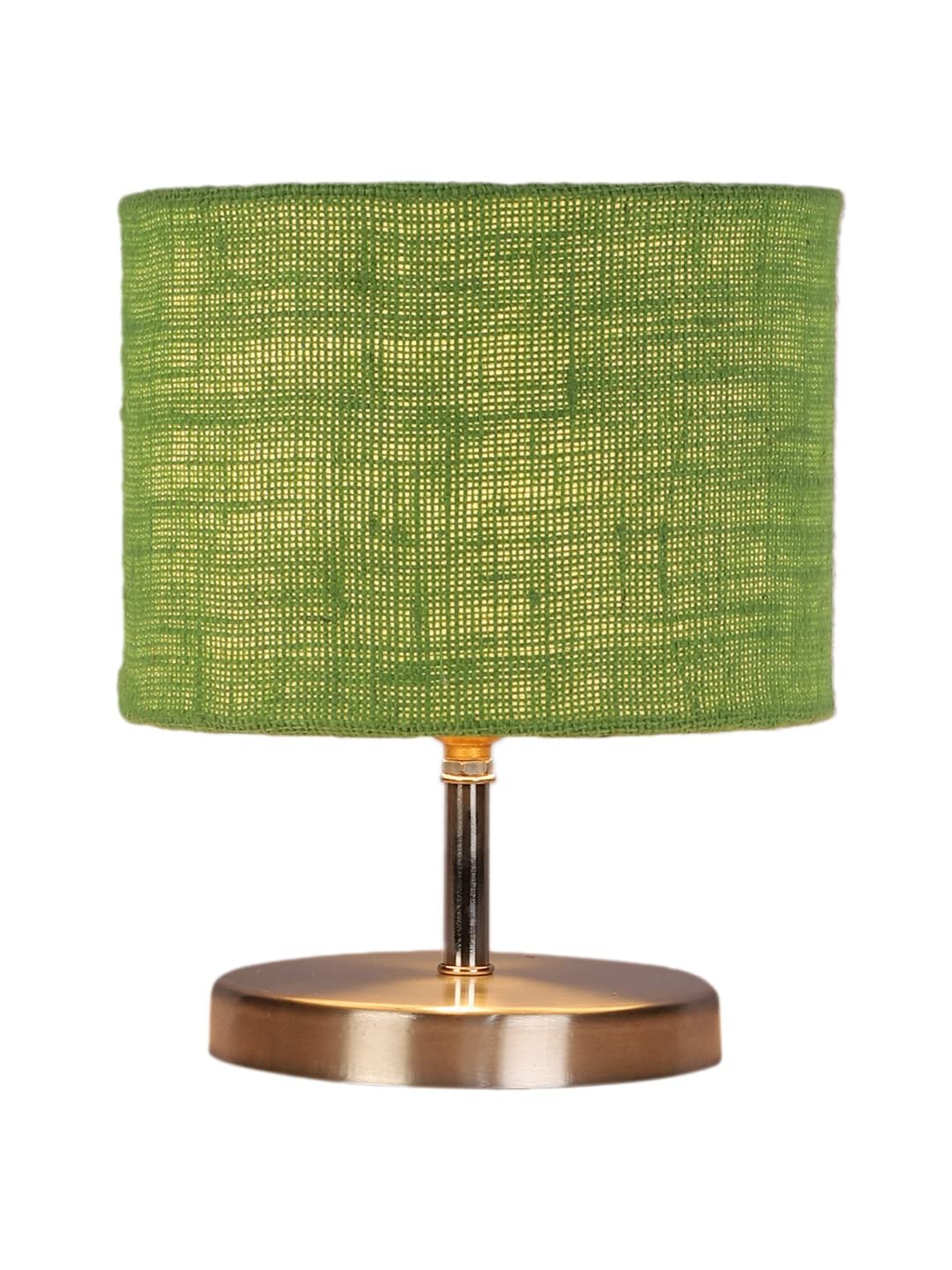 Green Jute Table Lamp with Steel Base -72