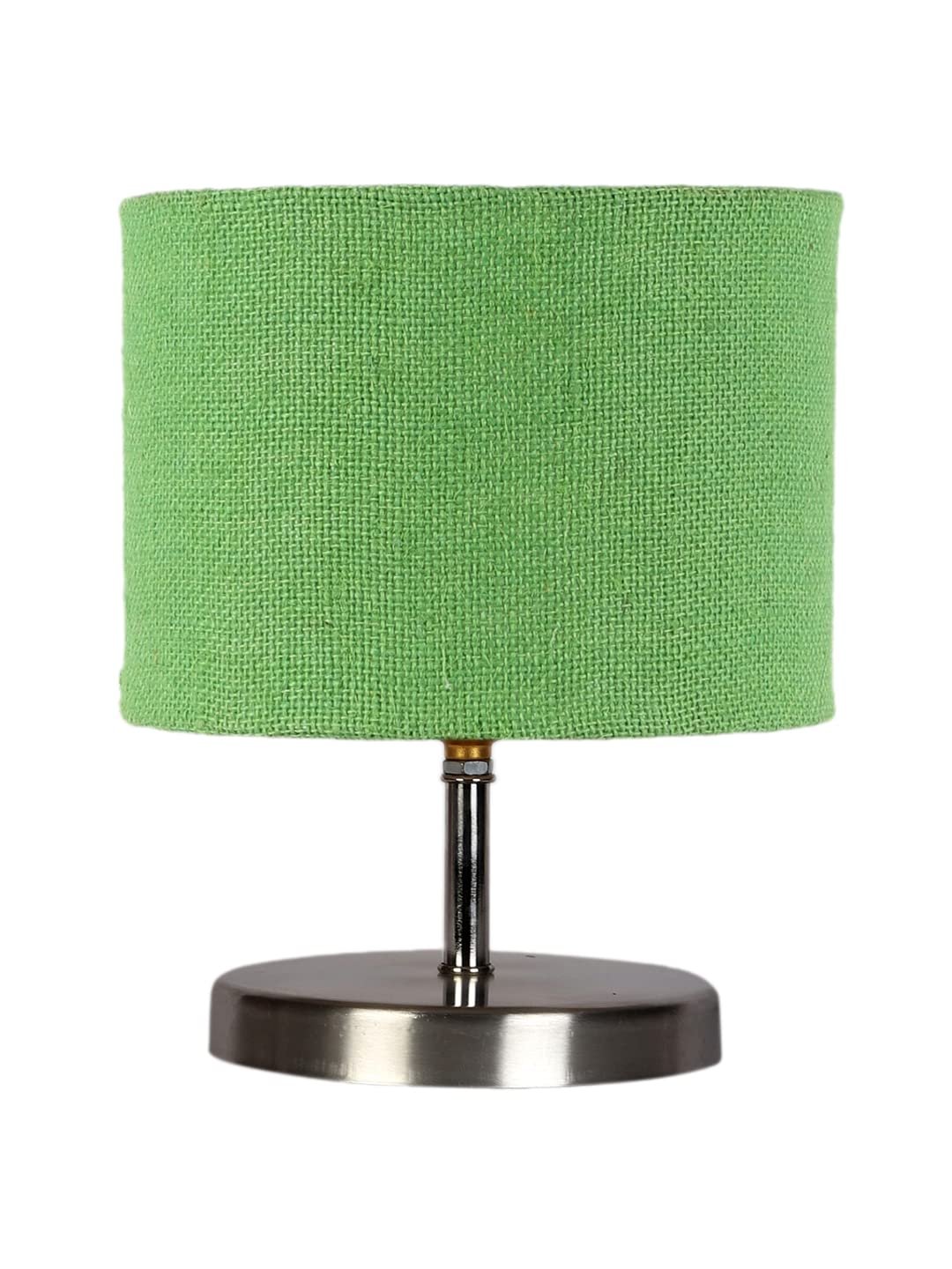 Green Jute Table Lamp with Steel Base -72