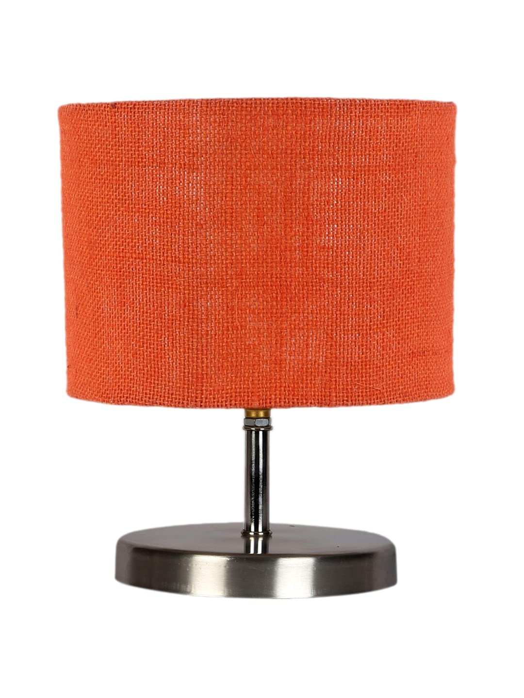 Orange Jute Table Lamp with Steel Base -75