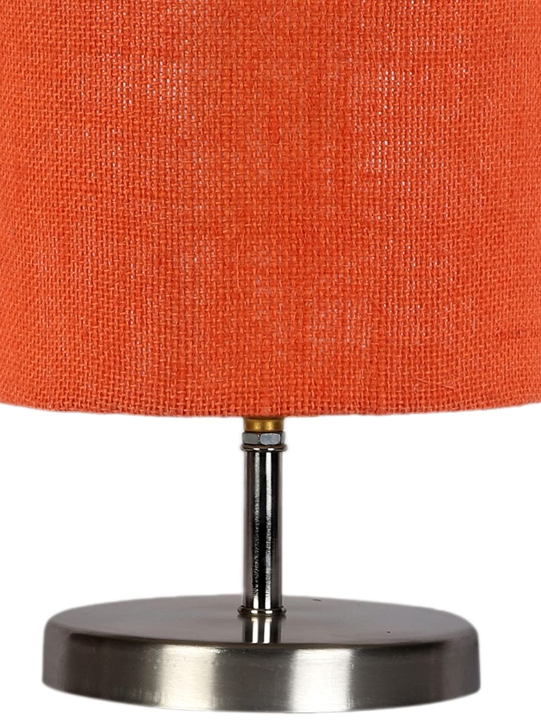 Orange Jute Table Lamp with Steel Base -75