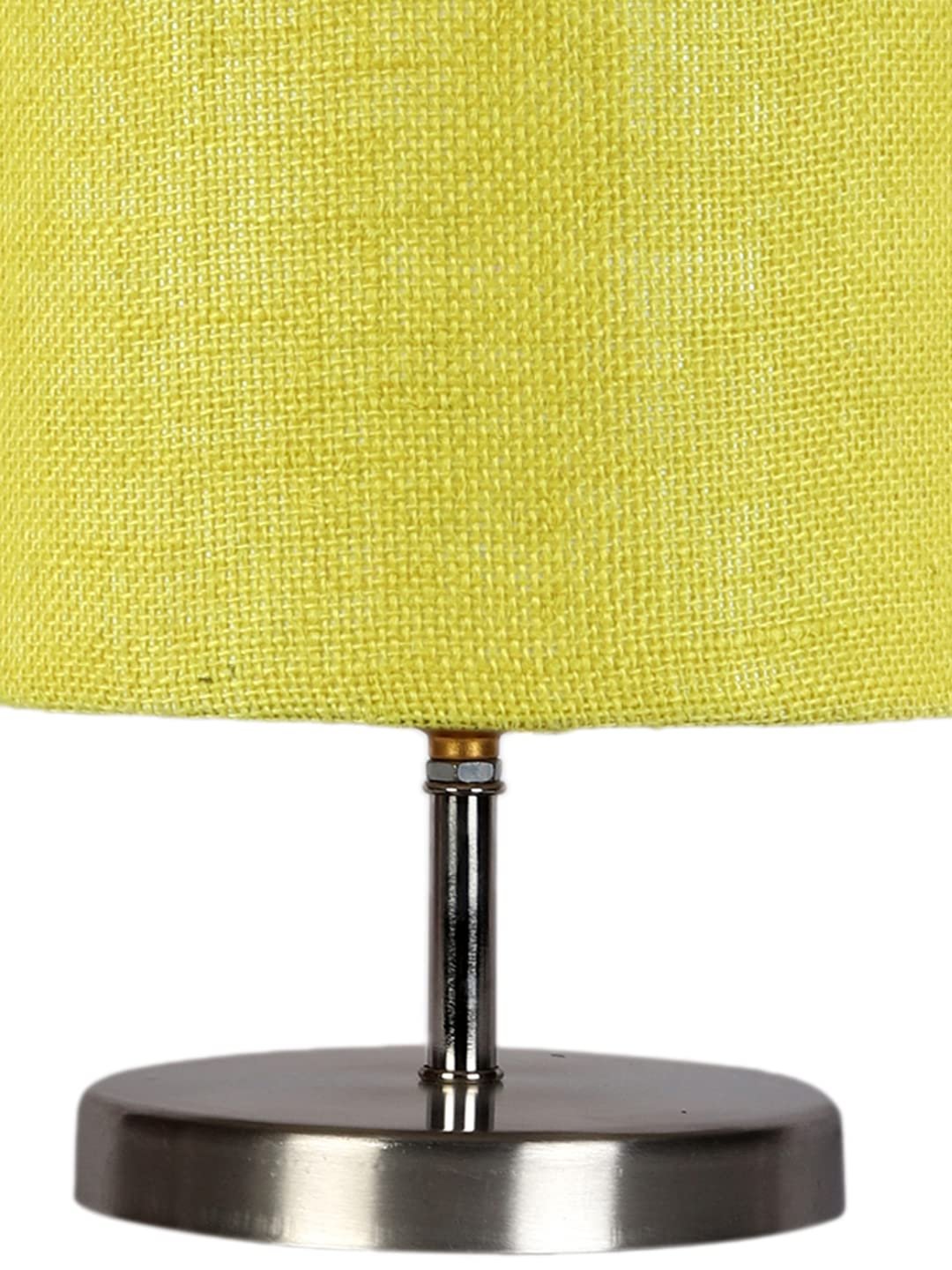 Yellow Jute Table Lamp with Steel Base -77