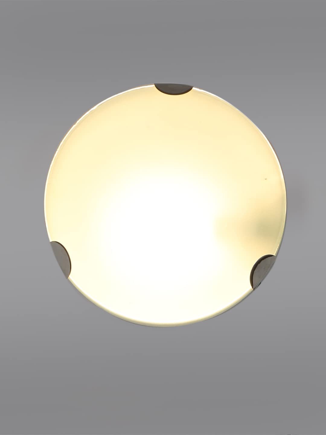 Milky Glass Round Flush Mounted Wall Lamp (T04)