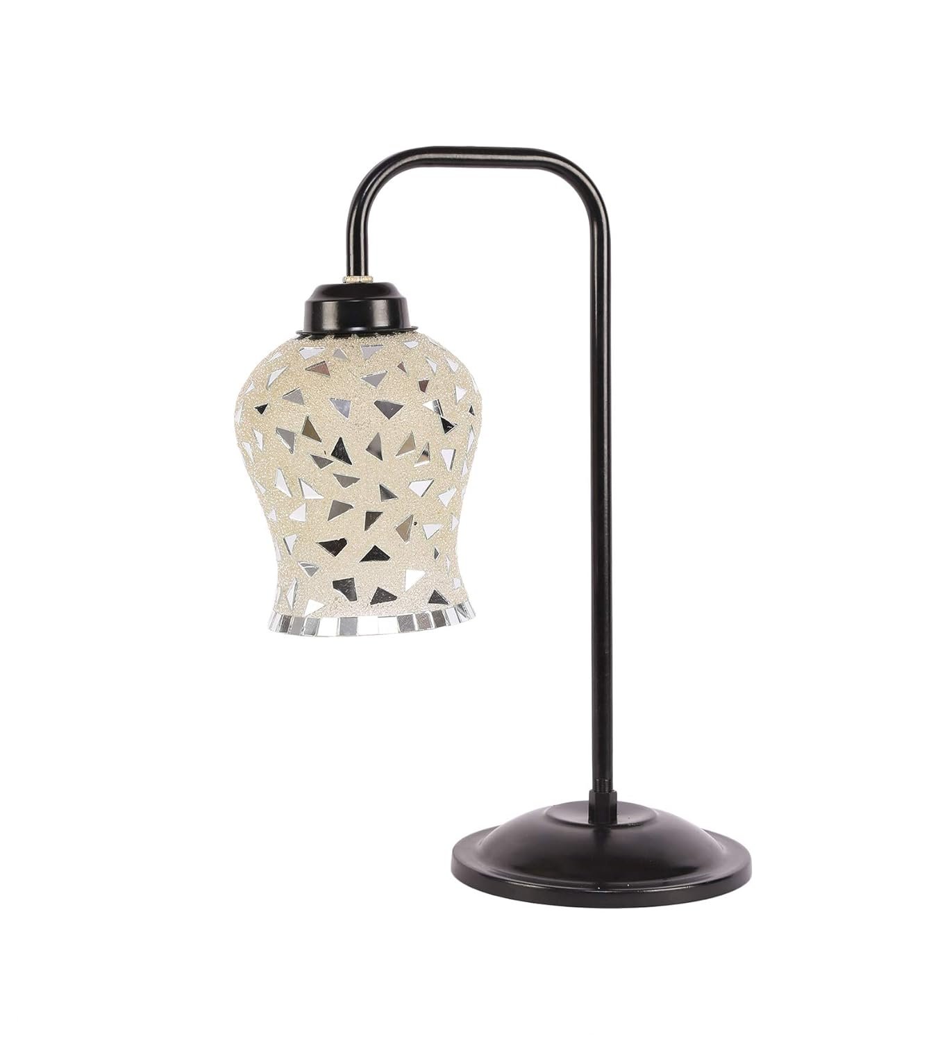 Mosaic Multicolor Glass Table LAMP with Black Base