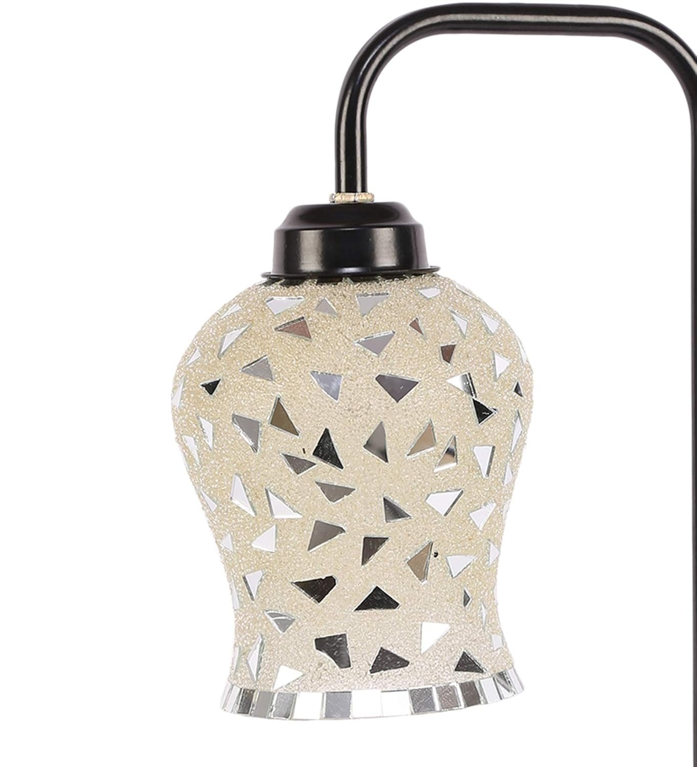 Mosaic Multicolor Glass Table LAMP with Black Base