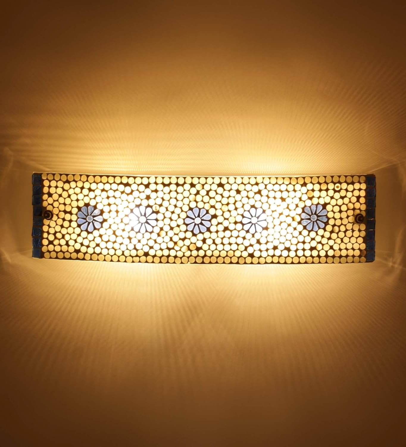 UB30, Mosaic Multicolor Glass Bathroom Light for wash Basin & Mirror