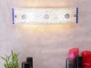 UB30, Mosaic Multicolor Glass Bathroom Light for wash Basin & Mirror