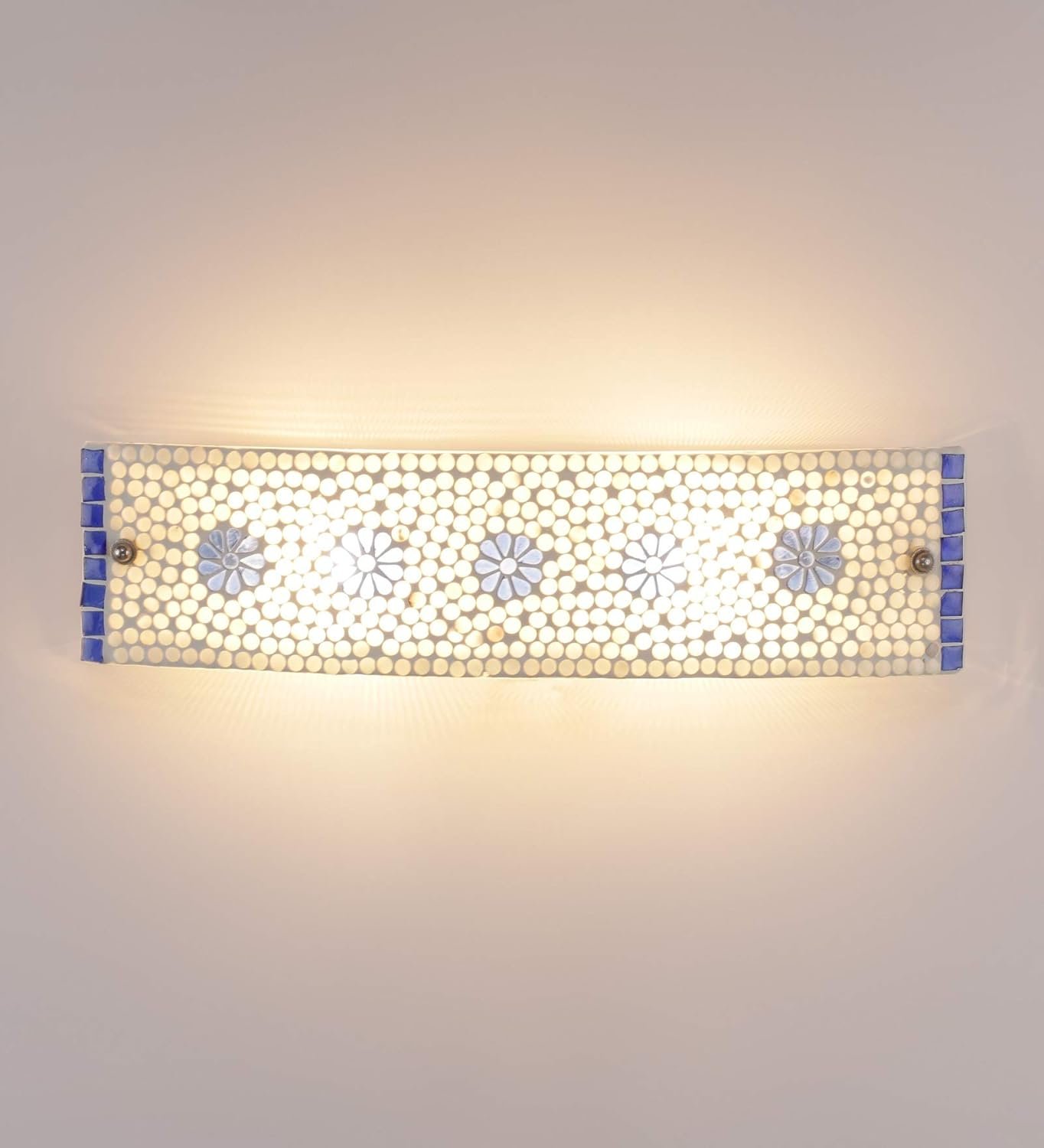 UB30, Mosaic Multicolor Glass Bathroom Light for wash Basin & Mirror
