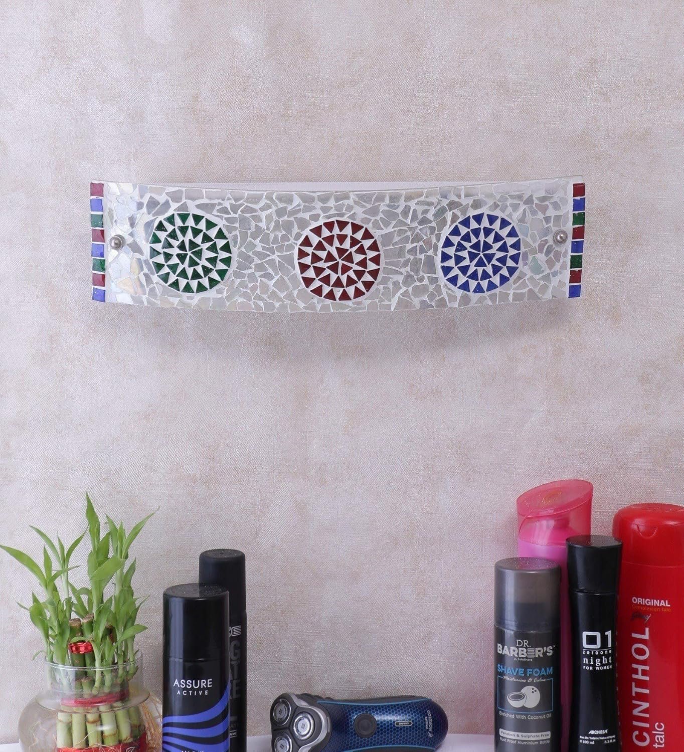 Mosaic Multicolor Glass Bathroom Light for wash Basin & Mirror
