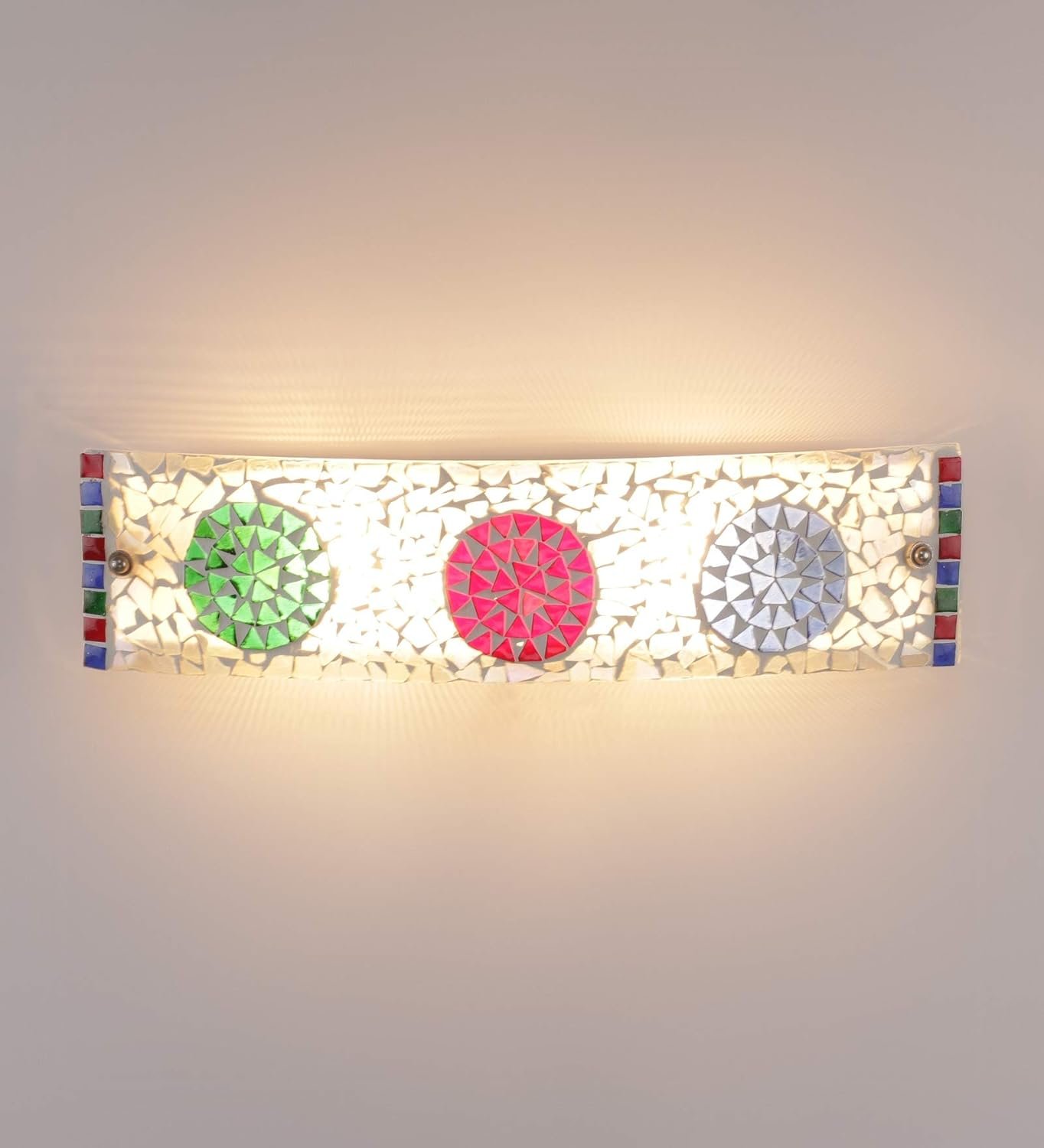 Mosaic Multicolor Glass Bathroom Light for wash Basin & Mirror