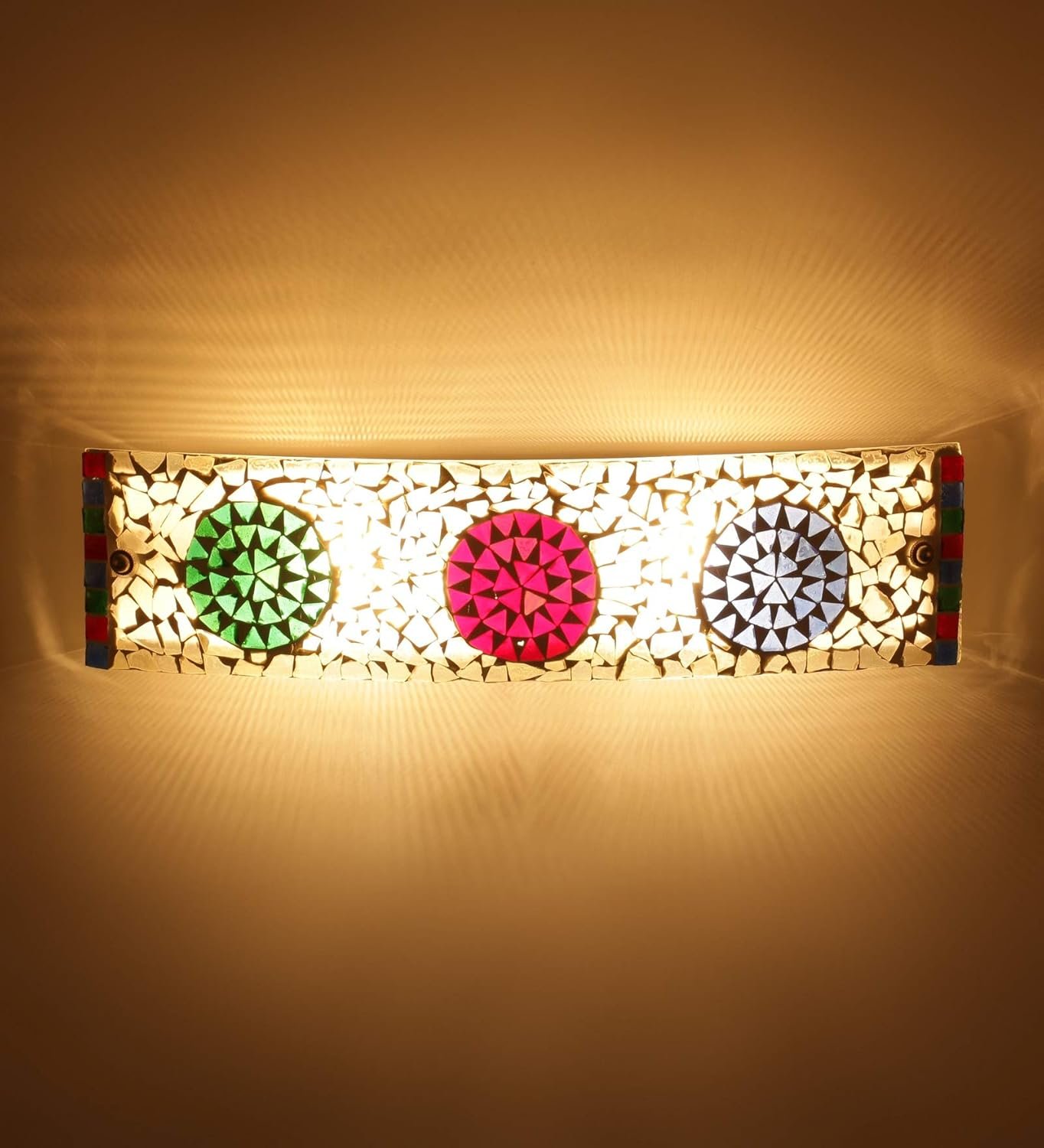 Mosaic Multicolor Glass Bathroom Light for wash Basin & Mirror