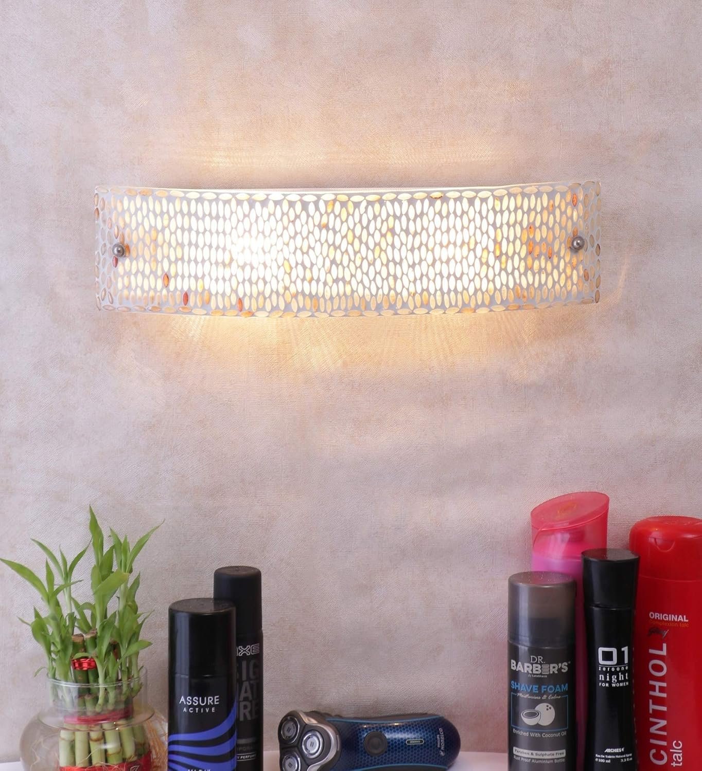 Mosaic Multicolor Glass Bathroom Light for wash Basin & Mirror