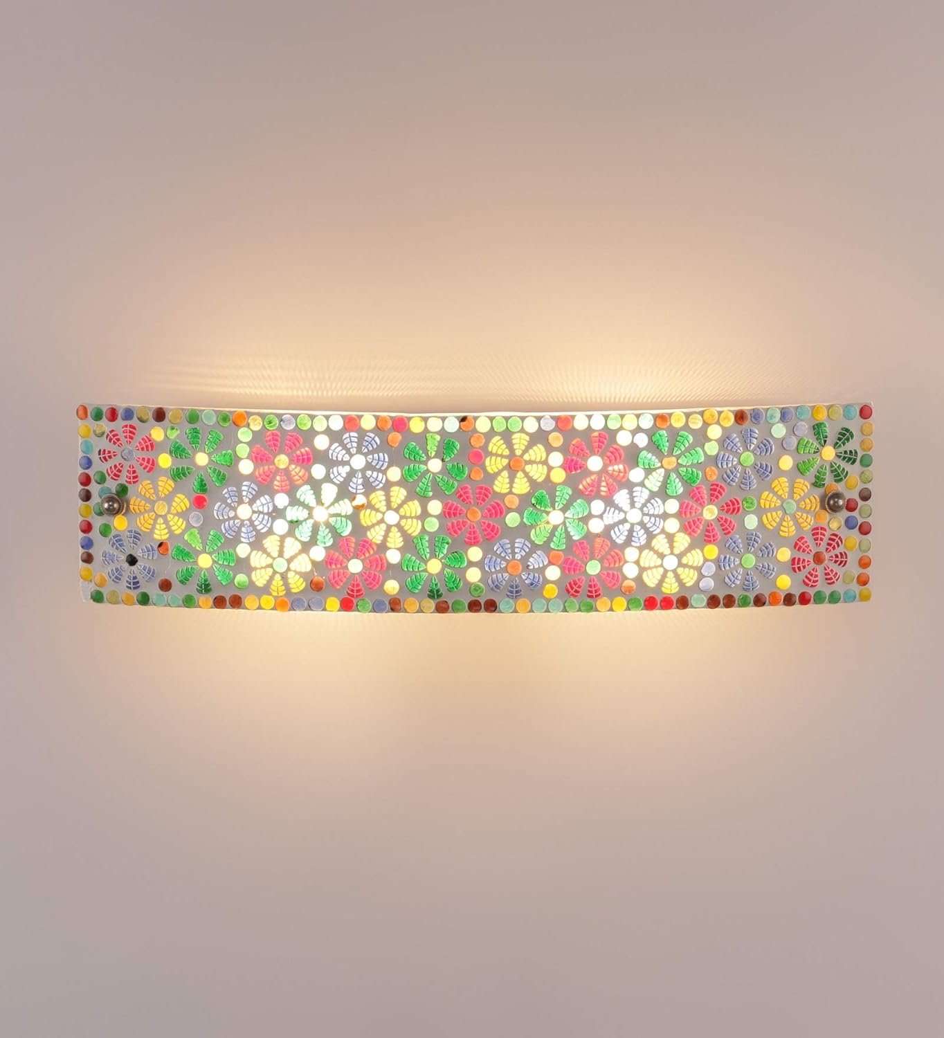 Mosaic Multicolor Glass Bathroom Light for wash Basin & Mirror