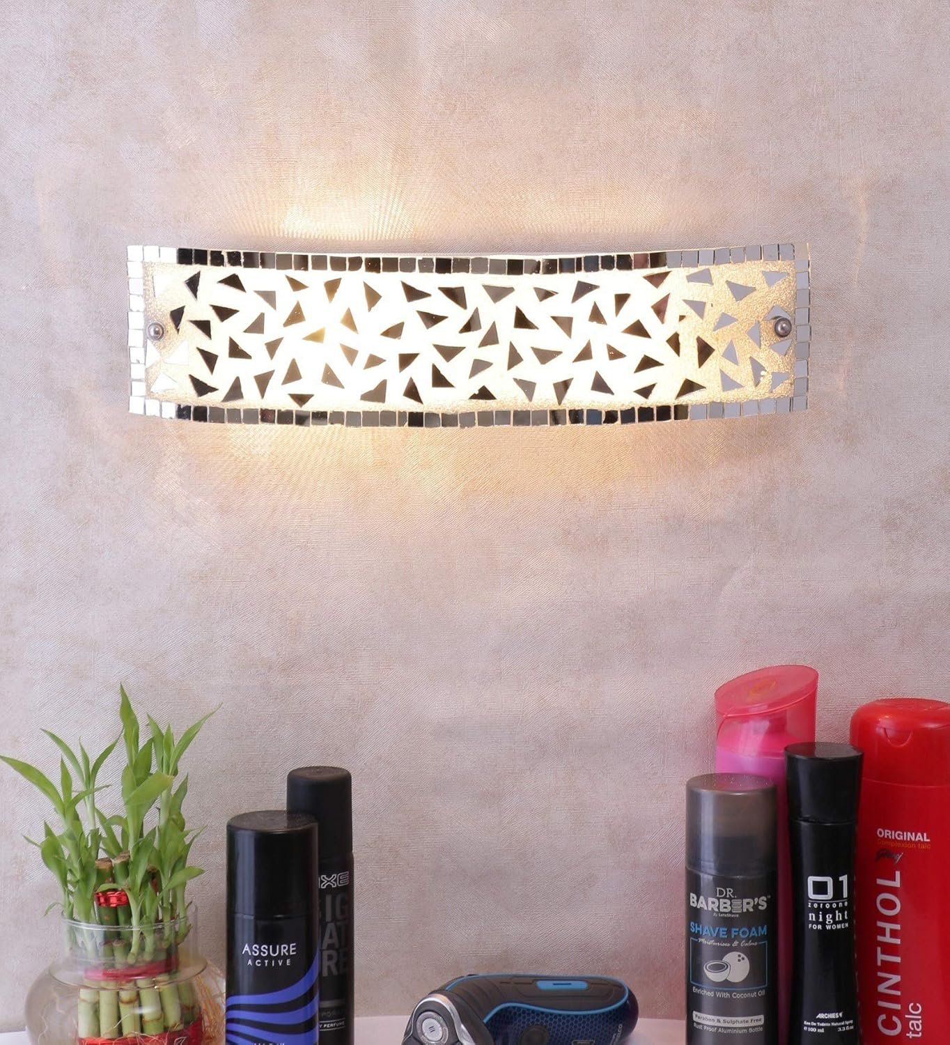 Mosaic Multicolor Glass Bathroom Light for wash Basin & Mirror