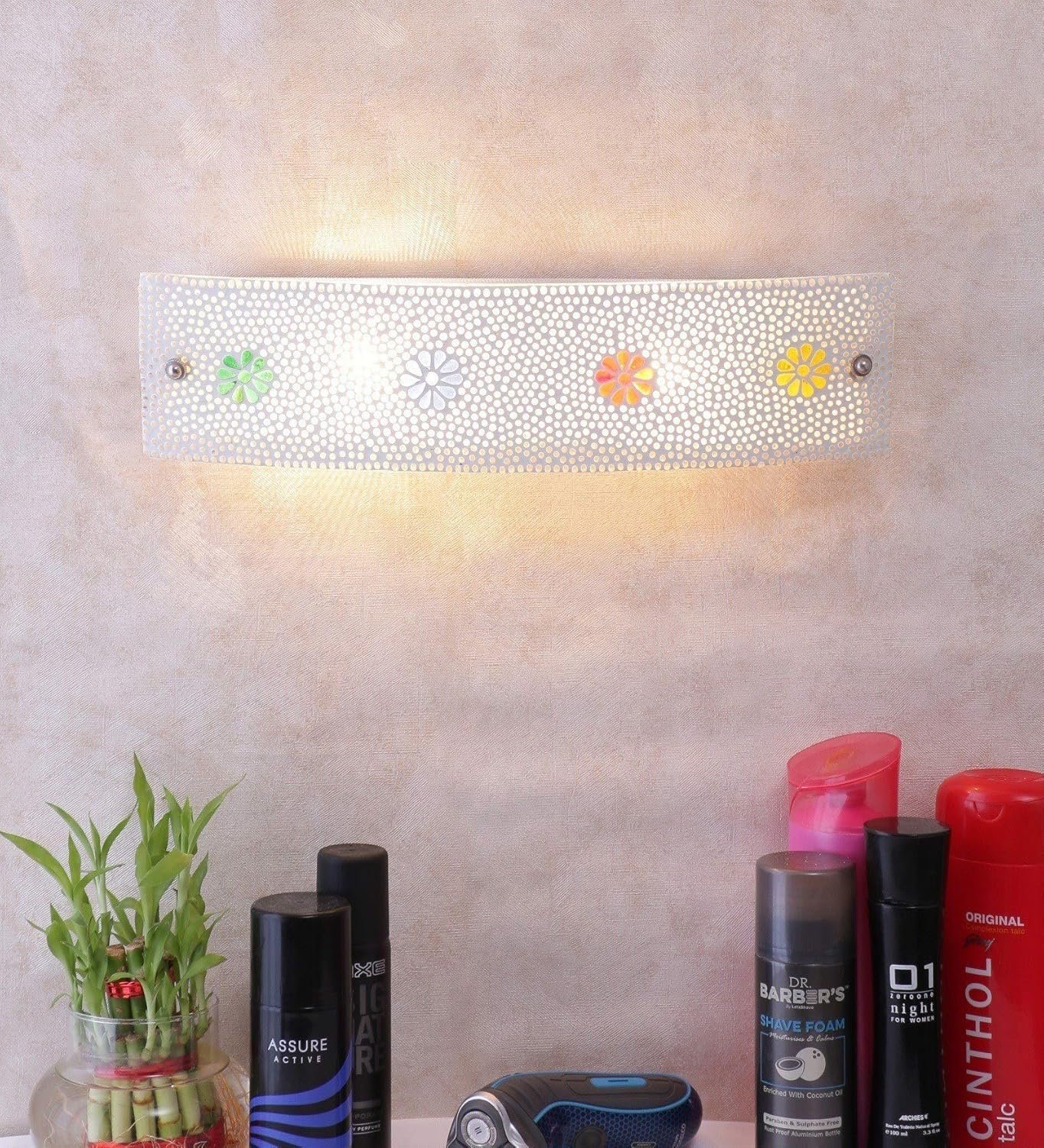 Mosaic Multicolor Glass Bathroom Light for wash Basin & Mirror