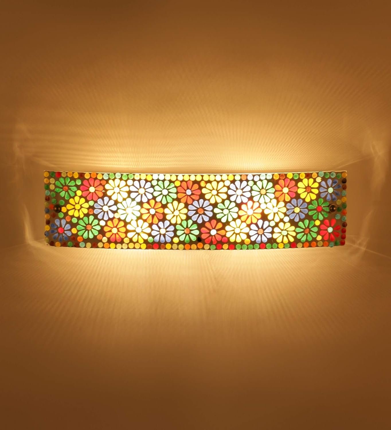 Mosaic Multicolor Glass Bathroom Light for wash Basin & Mirror