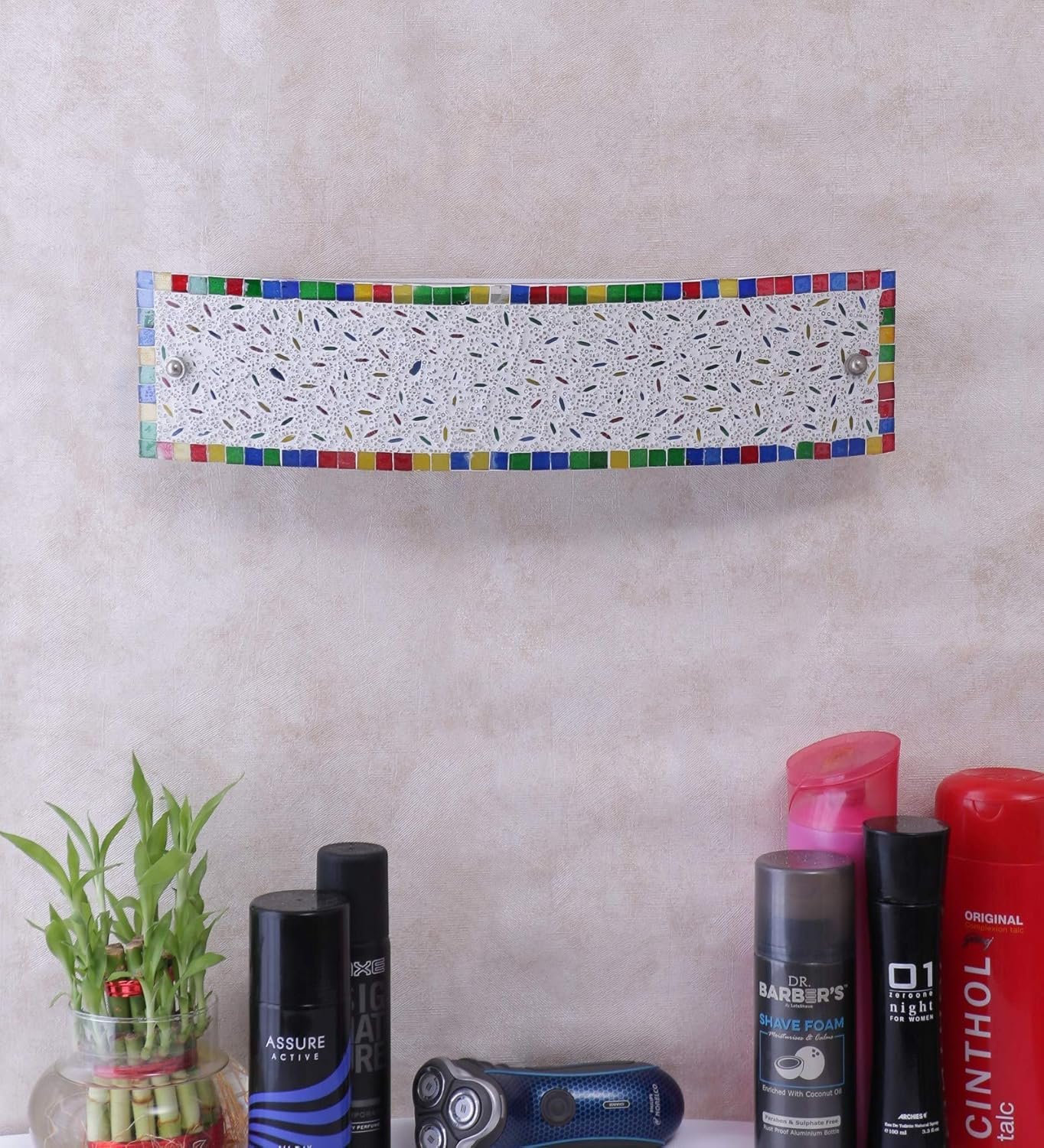 Mosaic Multicolor Glass Bathroom Light for wash Basin & Mirror