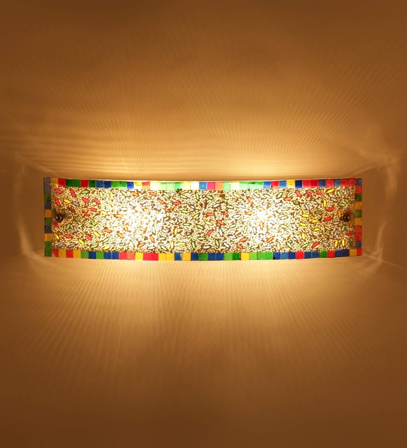 Mosaic Multicolor Glass Bathroom Light for wash Basin & Mirror