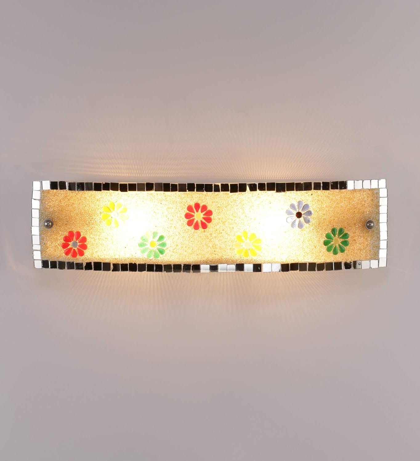Mosaic Multicolor Glass Bathroom Light for wash Basin & Mirror