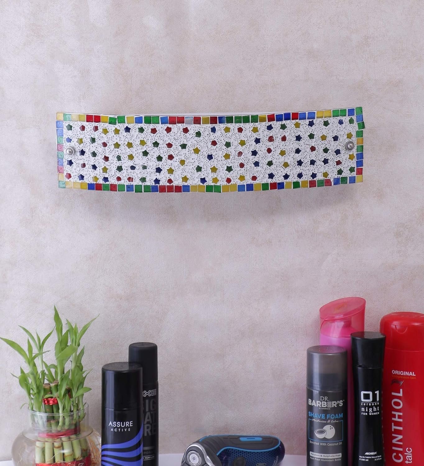 Mosaic Multicolor Glass Bathroom Light for wash Basin & Mirror