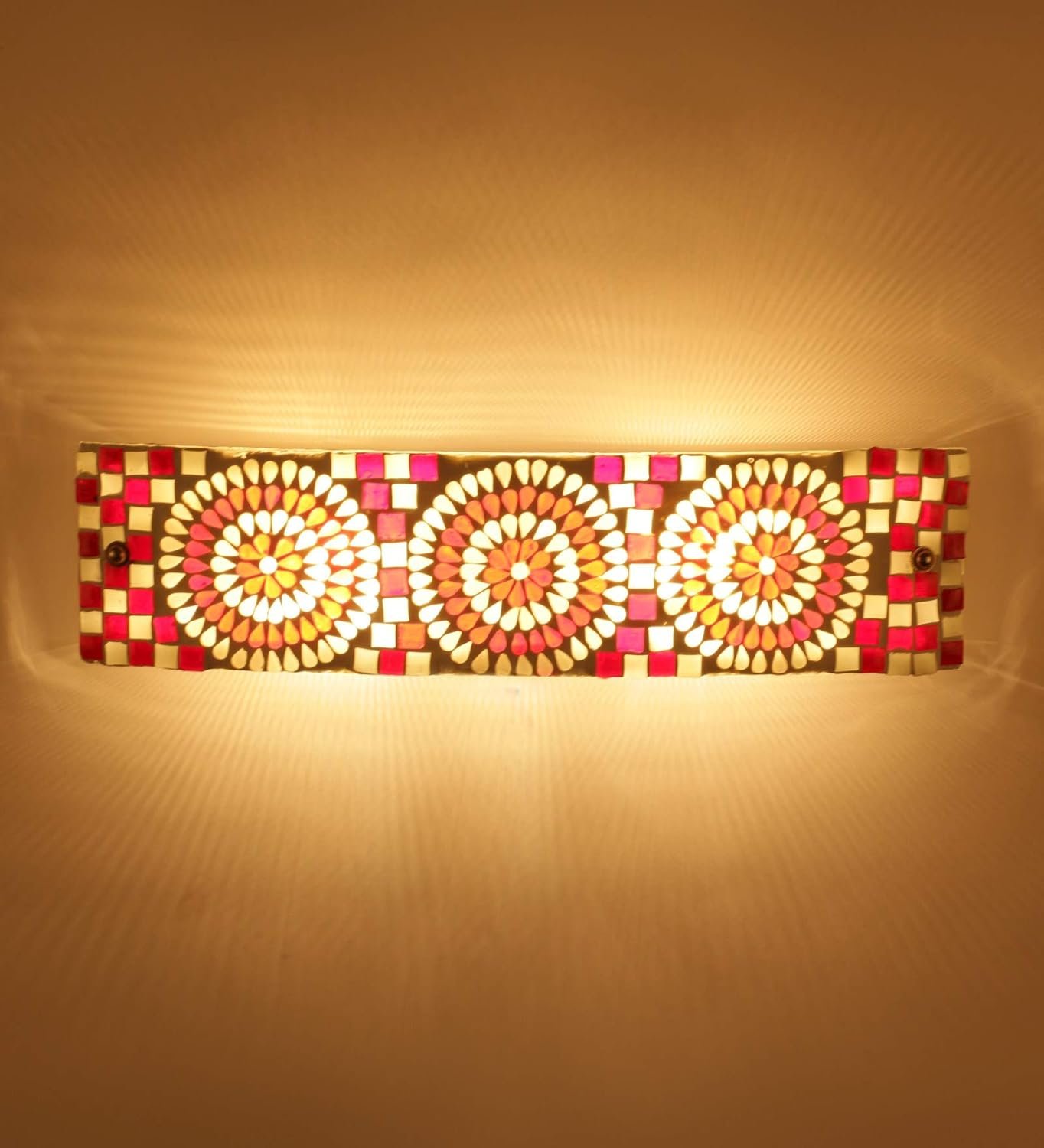 Mosaic Multicolor Glass Bathroom Light for wash Basin & Mirror