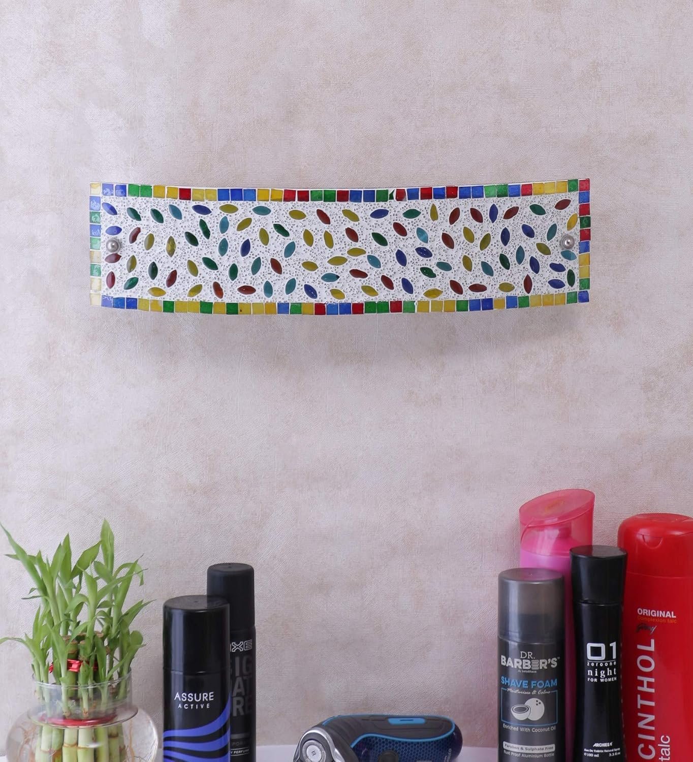 Mosaic Multicolor Glass Bathroom Light for wash Basin & Mirror