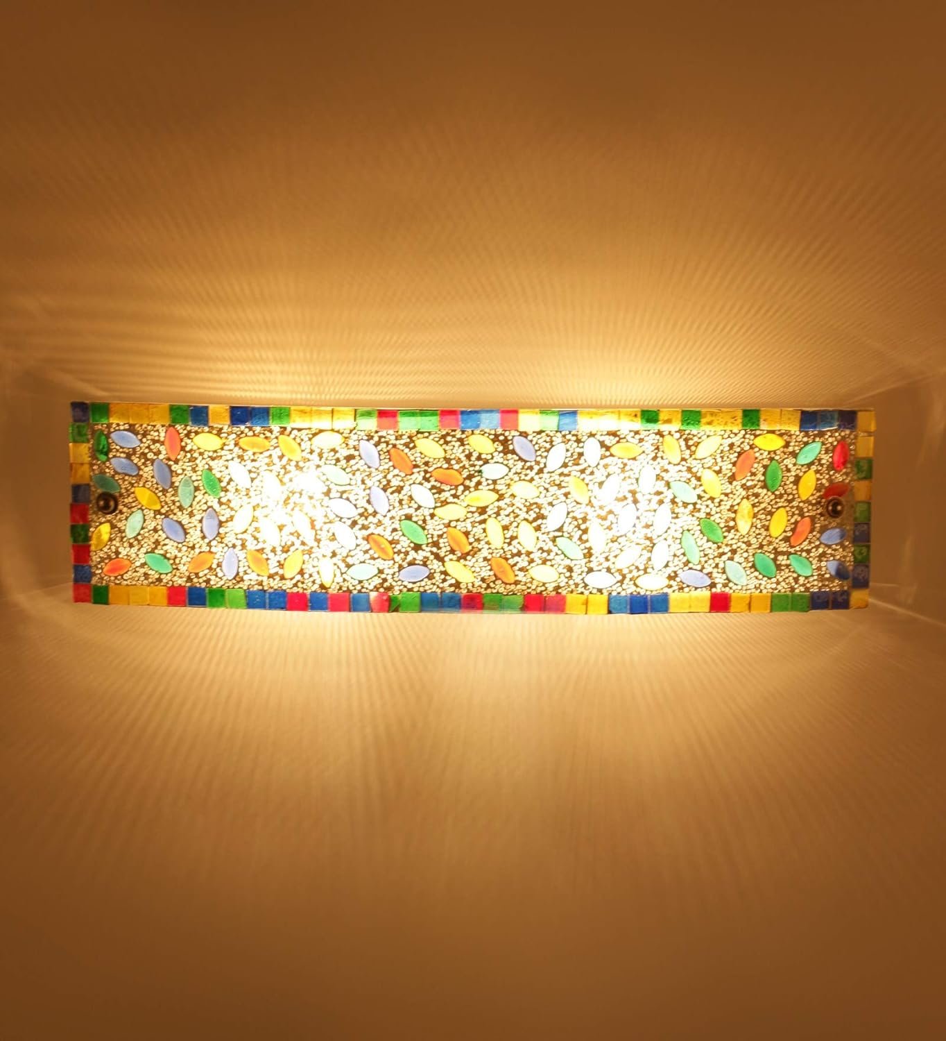 Mosaic Multicolor Glass Bathroom Light for wash Basin & Mirror