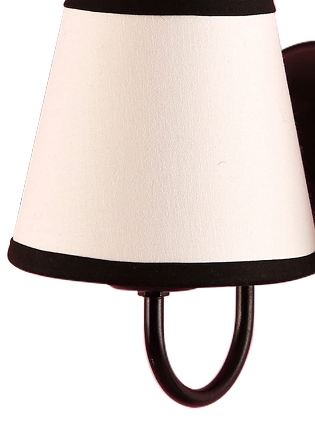 Multicolor conical Cotton Double Wall Mounted lamp with Black Base,V81