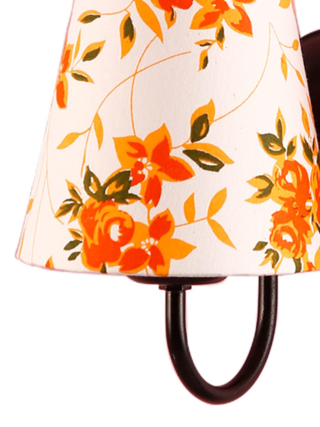 Multicolor conical Cotton Double Wall Mounted lamp with Black Base,V88
