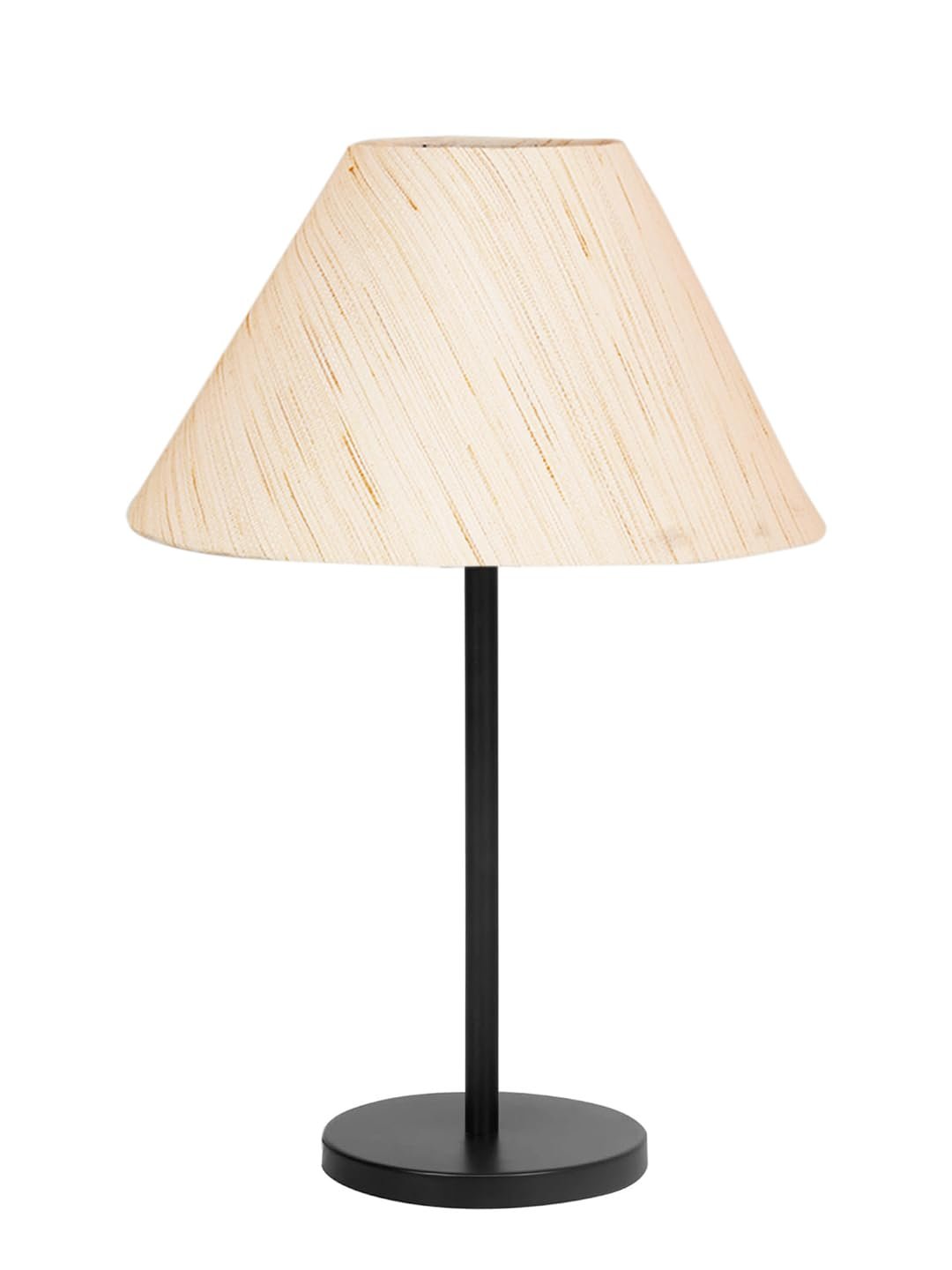 Black Night Table Lamp for Bedroom | Elegant Bedside Lamp with Warm LED Light & Stylish Design - Model VD23