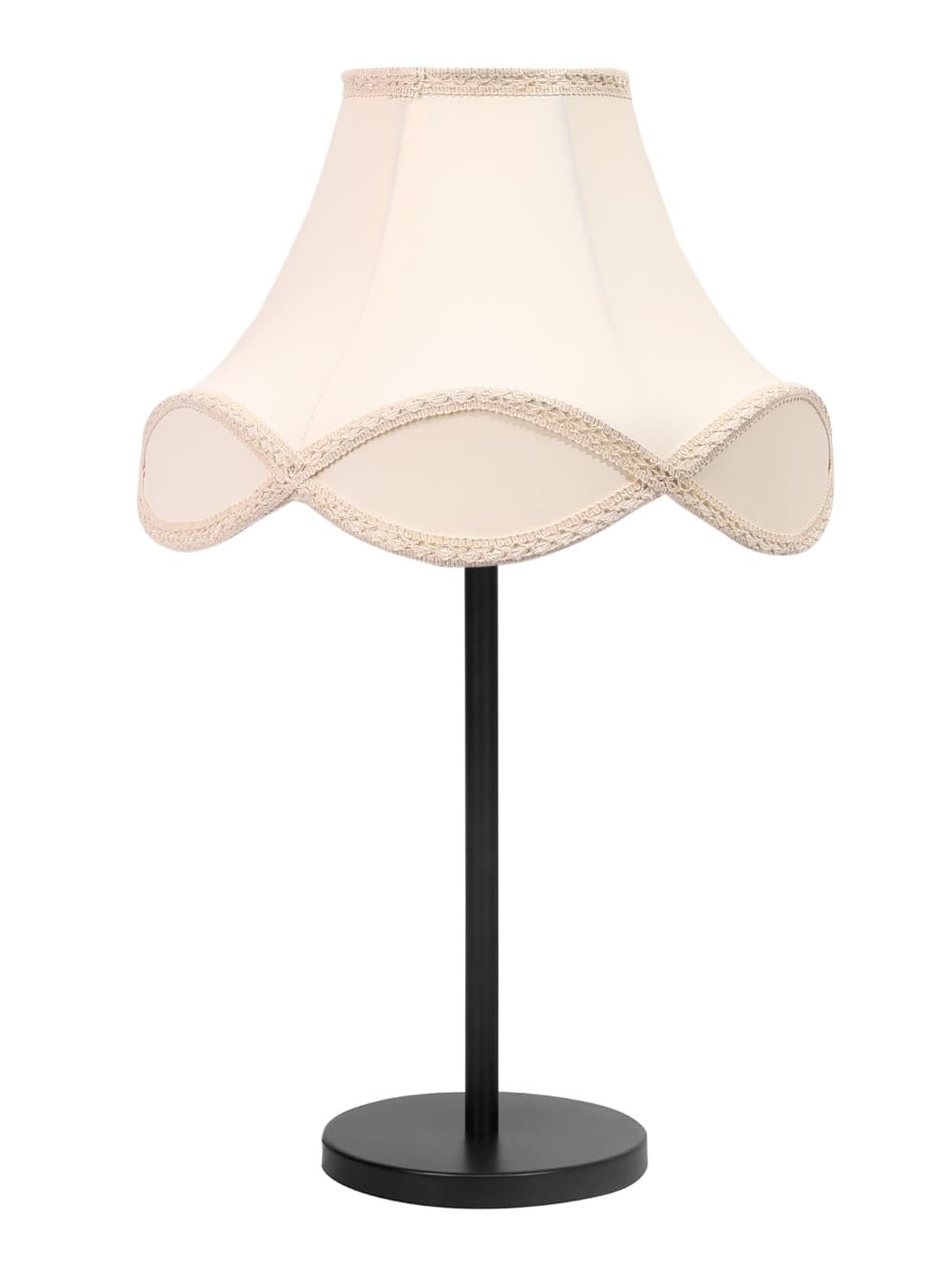 Black Night Table Lamp for Bedroom | Elegant Bedside Lamp with Warm LED Light & Stylish Design - Model VD45