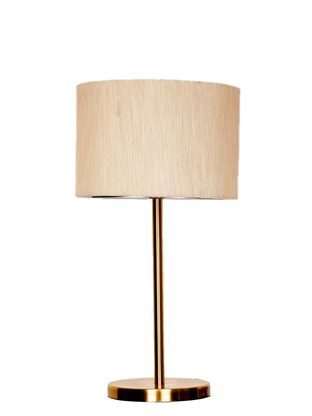 Gold Night Table Lamp for Bedroom | Elegant Bedside Lamp with Warm LED Light & Stylish Design - Model VE02