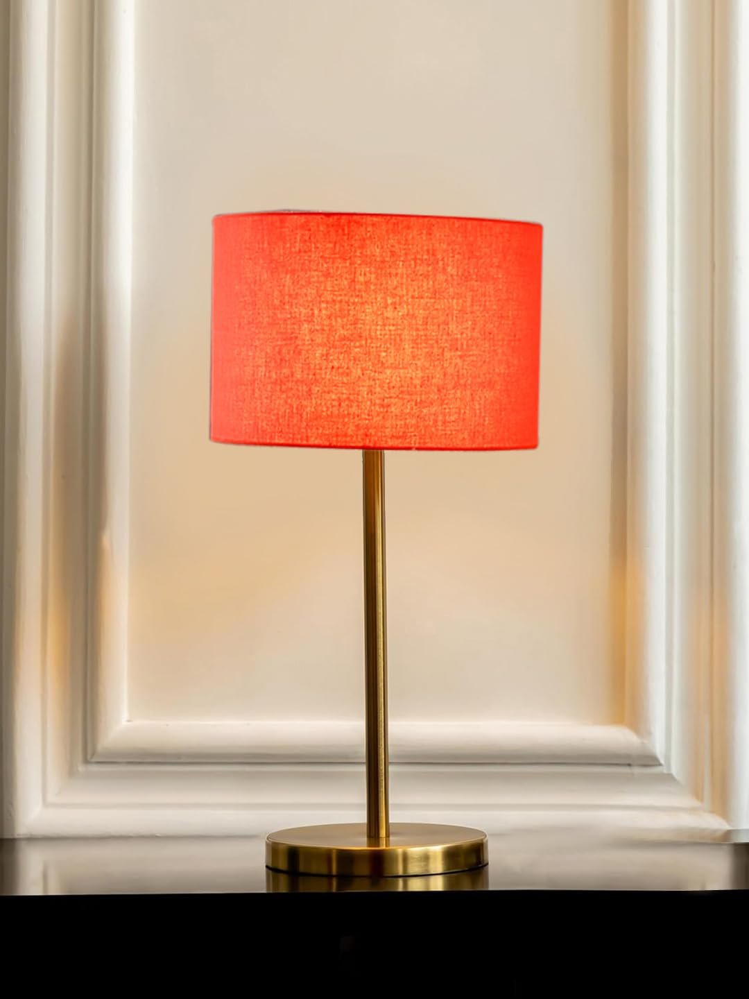 Gold Night Table Lamp for Bedroom | Elegant Bedside Lamp with Warm LED Light & Stylish Design - Model VE