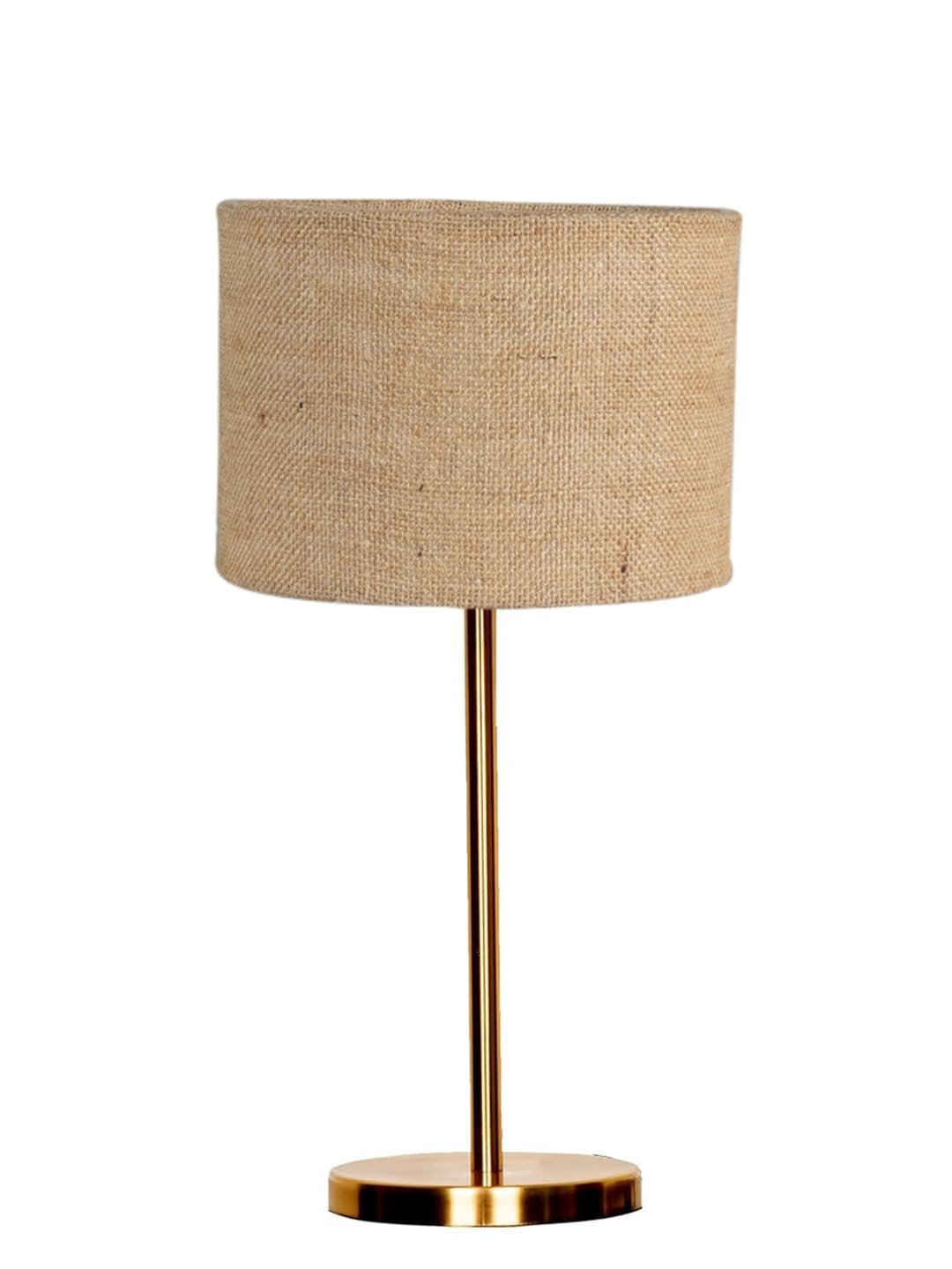 Gold Night Table Lamp for Bedroom | Elegant Bedside Lamp with Warm LED Light & Stylish Design - Model VE09