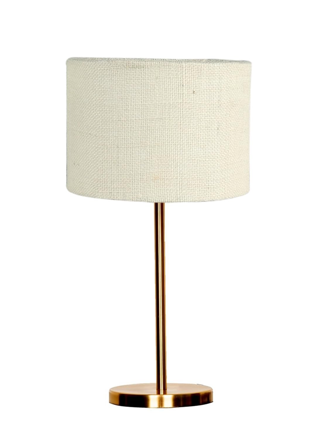 Gold Night Table Lamp for Bedroom | Elegant Bedside Lamp with Warm LED Light & Stylish Design - Model VE10