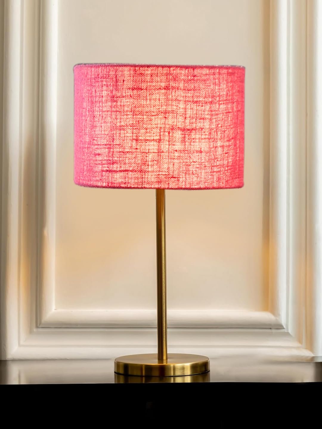 Gold Night Table Lamp for Bedroom | Elegant Bedside Lamp with Warm LED Light & Stylish Design - Model VE11