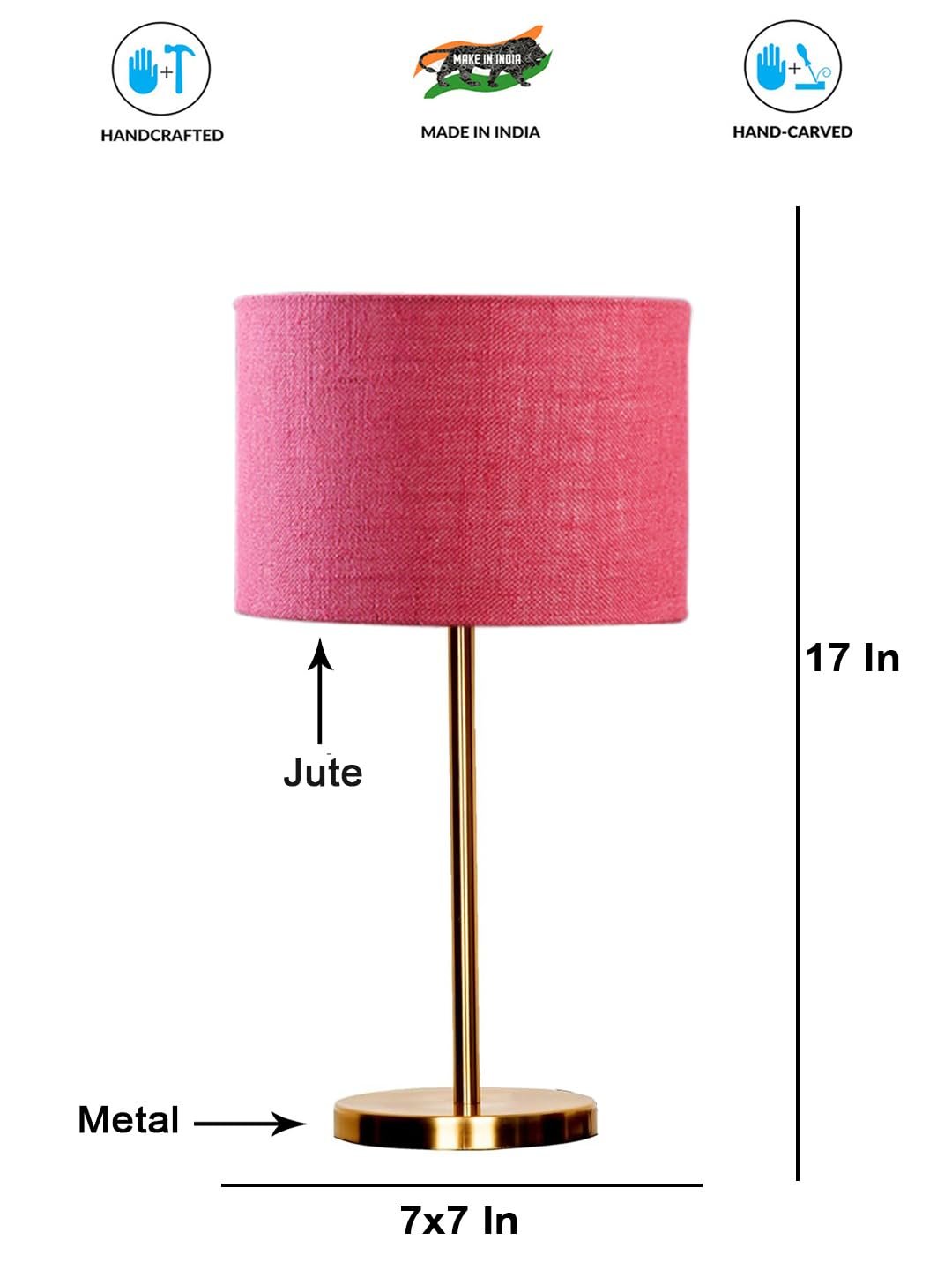 Gold Night Table Lamp for Bedroom | Elegant Bedside Lamp with Warm LED Light & Stylish Design - Model VE11