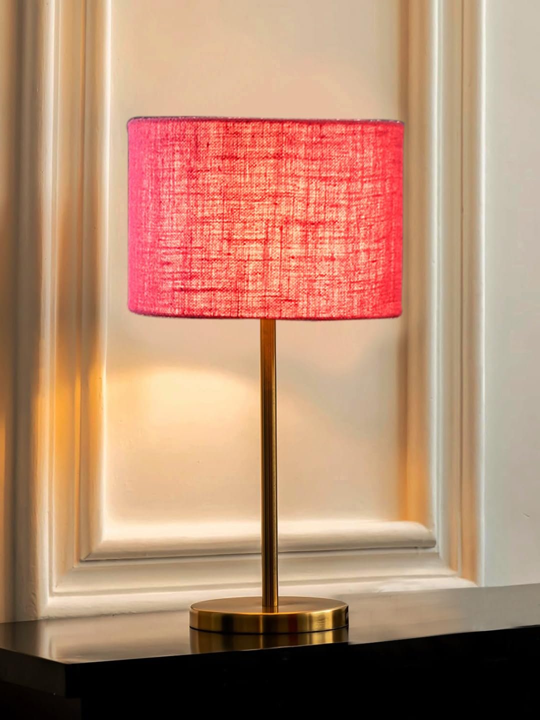 Gold Night Table Lamp for Bedroom | Elegant Bedside Lamp with Warm LED Light & Stylish Design - Model VE11
