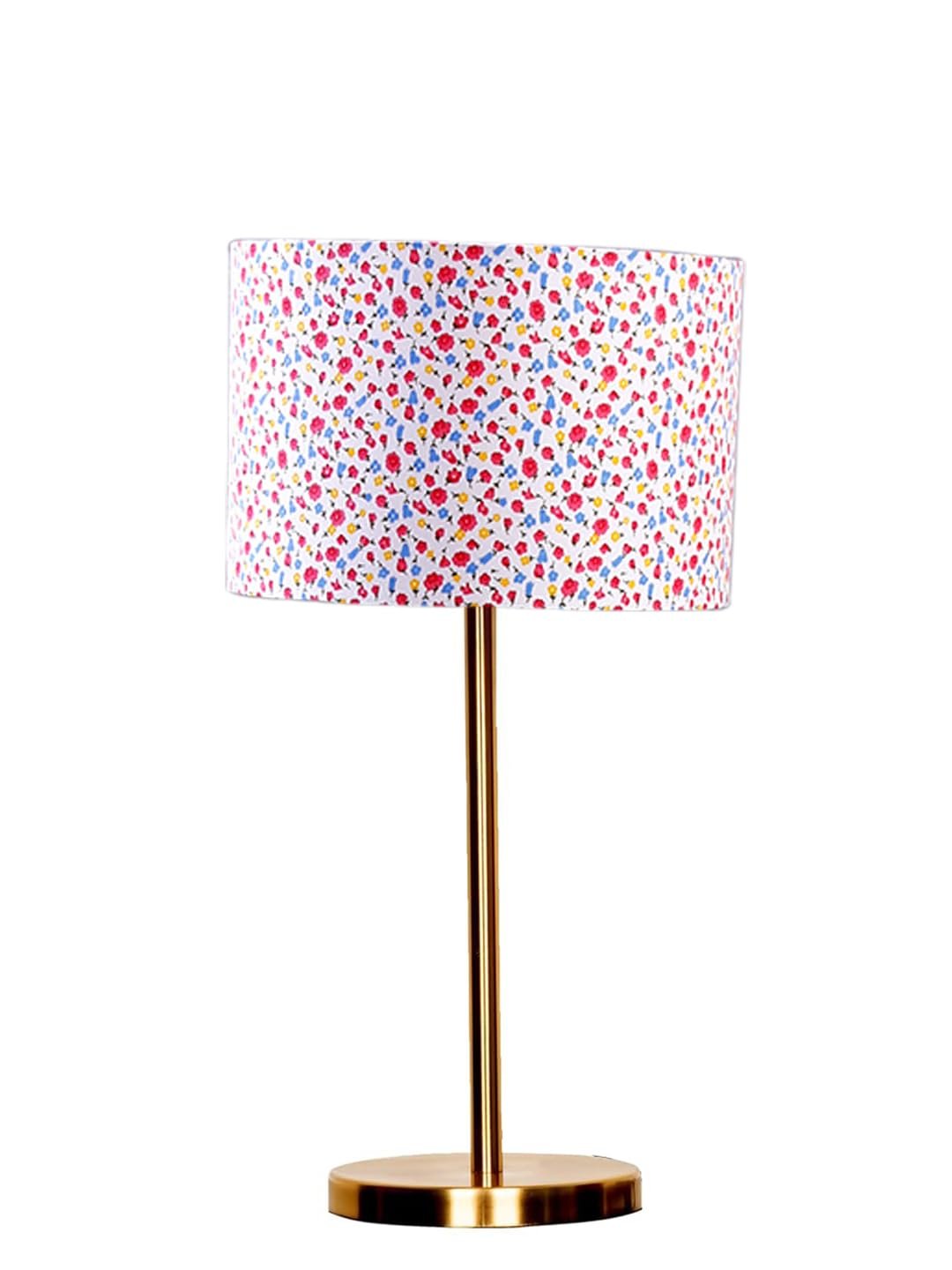 Gold Night Table Lamp for Bedroom | Elegant Bedside Lamp with Warm LED Light & Stylish Design - Model VE16