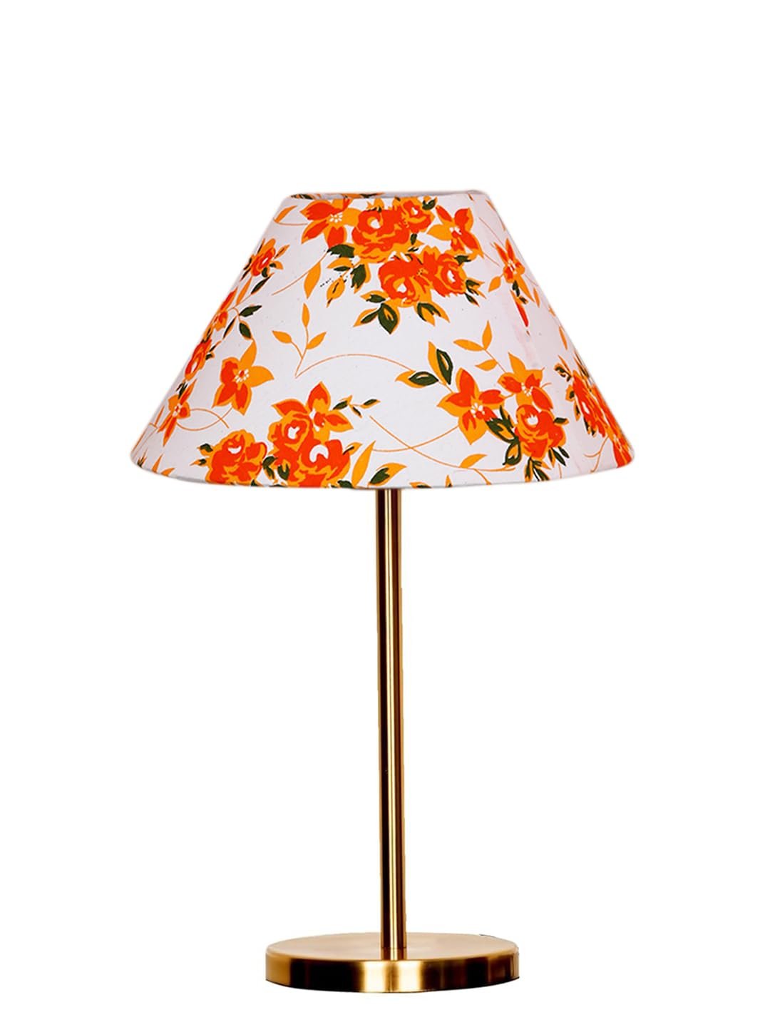 Gold Night Table Lamp for Bedroom | Elegant Bedside Lamp with Warm LED Light & Stylish Design - Model VE35