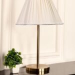 Gold Night Table Lamp for Bedroom | Elegant Bedside Lamp with Warm LED Light & Stylish Design – Model VE38