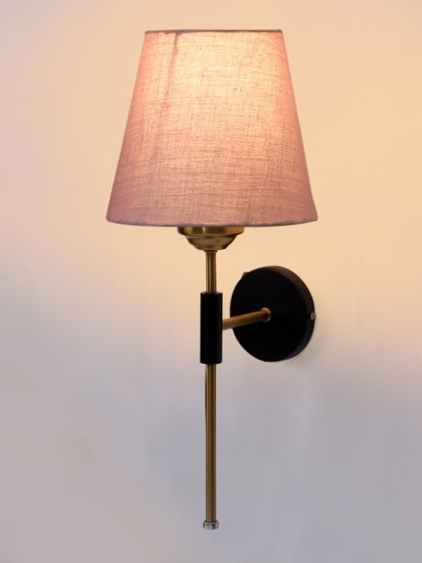 Multicolor Wall Lamp | Elegant Jute Material | Stylish Ambient Light for Home, Office, Living Room, Bedroom, Hallway | Modern Decorative Wall Sconce - Model VX122