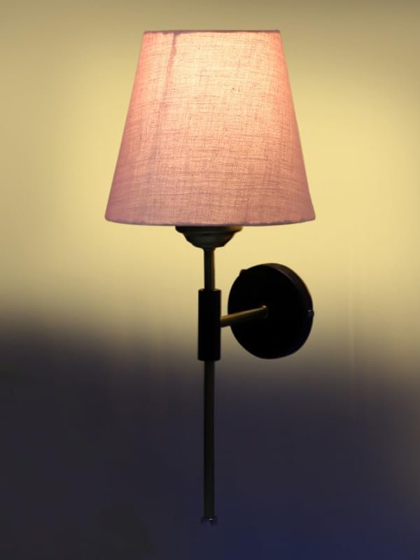 Multicolor Wall Lamp | Elegant Jute Material | Stylish Ambient Light for Home, Office, Living Room, Bedroom, Hallway | Modern Decorative Wall Sconce - Model VX122