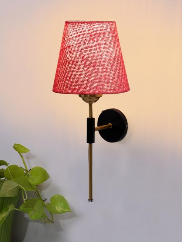 Multicolor Wall Lamp | Elegant Cotton Design | Stylish Ambient Light for Home, Office, Living Room, Bedroom, Hallway | Modern Decorative Wall Sconce - Model VX126