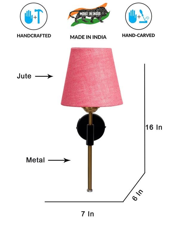 Multicolor Wall Lamp | Elegant Cotton Design | Stylish Ambient Light for Home, Office, Living Room, Bedroom, Hallway | Modern Decorative Wall Sconce - Model VX126