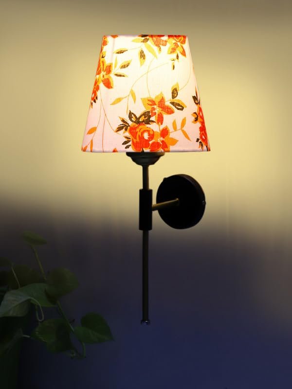 Multicolor Wall Lamp | Elegant Cotton Design | Stylish Ambient Light for Home, Office, Living Room, Bedroom, Hallway | Modern Decorative Wall Sconce - Model VX130