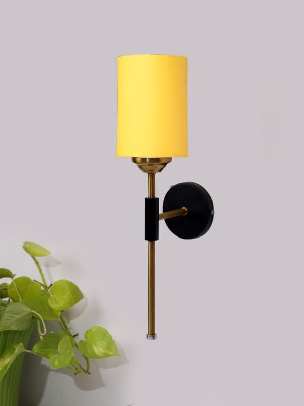 Multicolor Wall Lamp | Elegant Jute Material | Stylish Ambient Light for Home, Office, Living Room, Bedroom, Hallway | Modern Decorative Wall Sconce - Model VX136