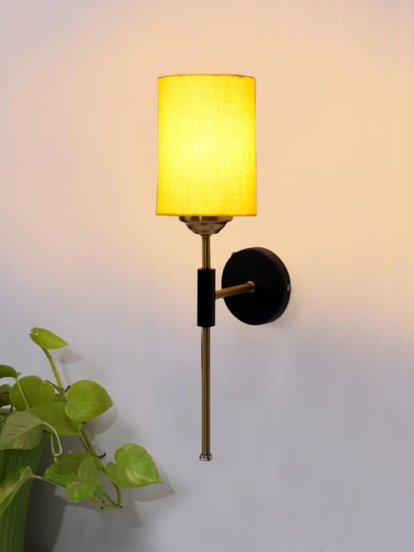 Multicolor Wall Lamp | Elegant Jute Material | Stylish Ambient Light for Home, Office, Living Room, Bedroom, Hallway | Modern Decorative Wall Sconce - Model VX136