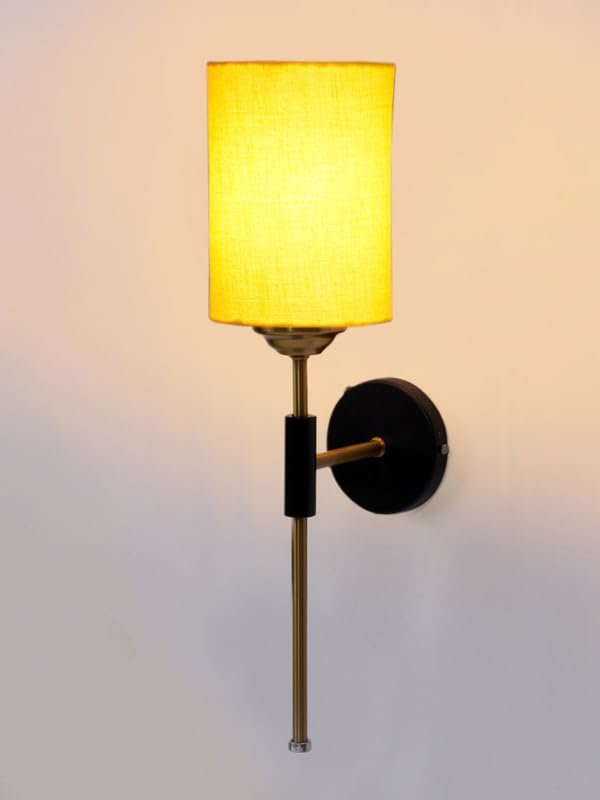 Multicolor Wall Lamp | Elegant Jute Material | Stylish Ambient Light for Home, Office, Living Room, Bedroom, Hallway | Modern Decorative Wall Sconce - Model VX136