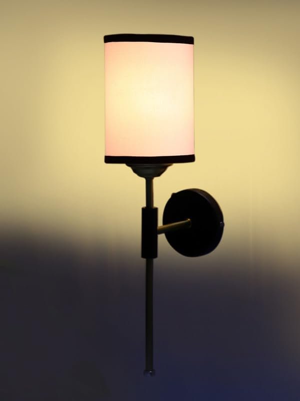 Multicolor Wall Lamp | Elegant Jute Material | Stylish Ambient Light for Home, Office, Living Room, Bedroom, Hallway | Modern Decorative Wall Sconce - Model VX138