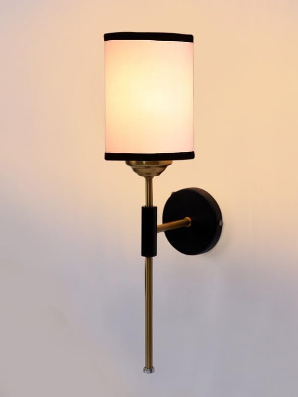 Multicolor Wall Lamp | Elegant Jute Material | Stylish Ambient Light for Home, Office, Living Room, Bedroom, Hallway | Modern Decorative Wall Sconce - Model VX138